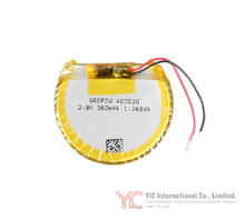 GRP403530-1C-3.8V-360MAH WITH PCM