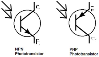 Phototransistor Symbol