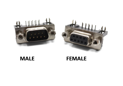 Figure 8. Male and Female D-Sub Connector