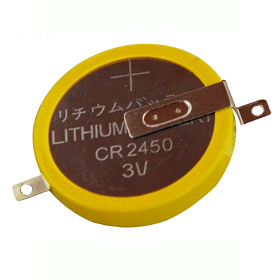 Figure 11. CR2450 Battery Integration with Soldering Tabs