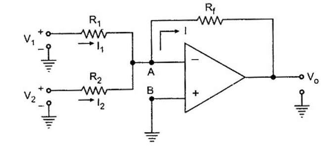 Inverting Summing Amplifier Circuit