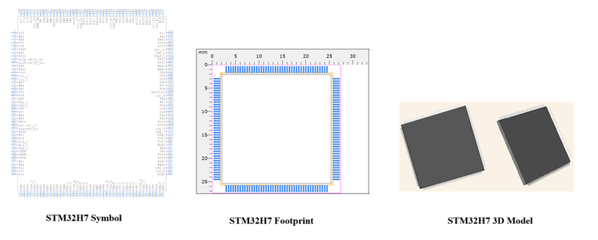 STM32H7 CAD Model