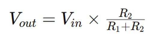 Formula of Equivalent Voltage Divider Network