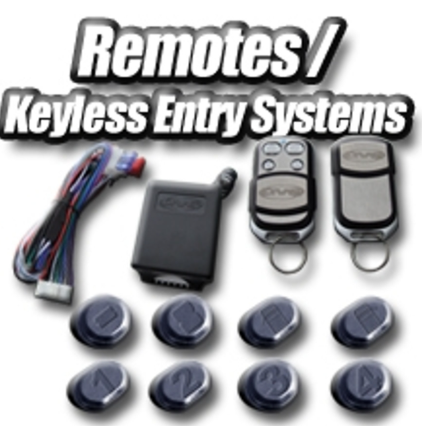 Figure 8. Remote Controls and Keyless Entry Systems