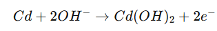 Anode Reaction formula