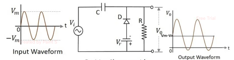 positive clamper with negative bias voltage