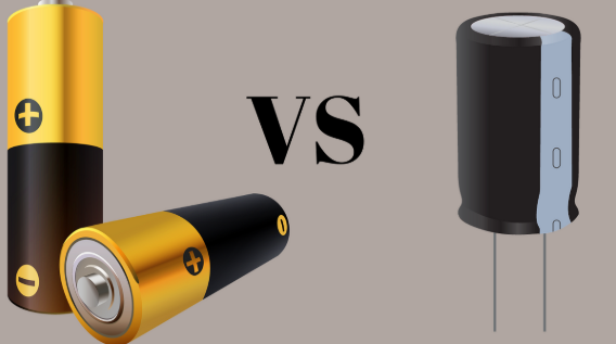 Capacitors vs. Batteries