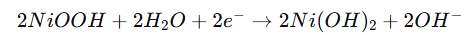 Reaction at the Cathode