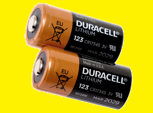 Figure 2. CR123 Batteries