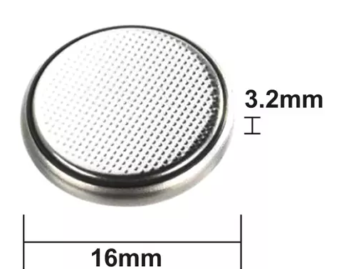 Size of CR1632 Battery