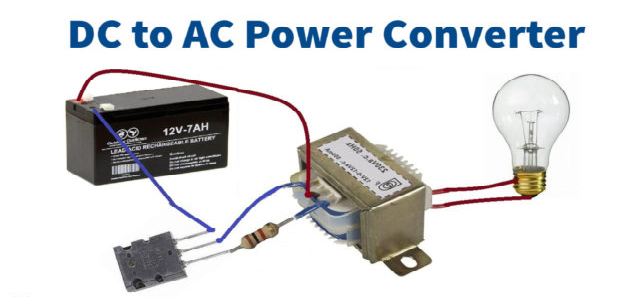 DC to AC Voltage and Power Conversion Calculator