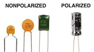 Non-Polarized and Polarized Capacitors
