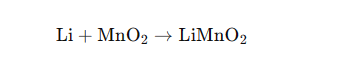 Reaction of Structure of CR1632 Battery