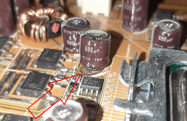 AC Capacitors Swelling and Leakage