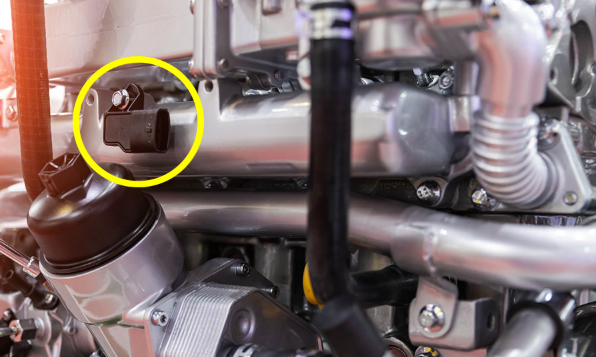 Figure 2. Camshaft Position Sensor Placement