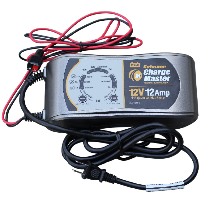 3 Schauer Charge Master CM12A  12v 1812 Amp Multi-Stage Smart Charger