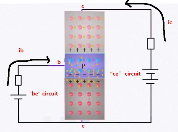 Working Principle of an NPN Transistor